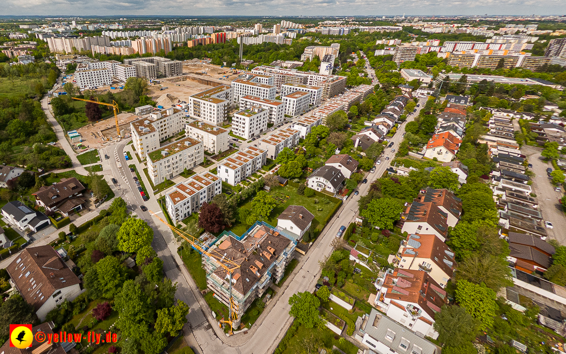 17.05.2023 - Baustelle Alexisquartier und Pandion Verde in Neuperlach
